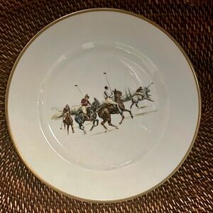Classic Ralph Lauren 1983 Polo China Luncheon Plate 8’ Rare